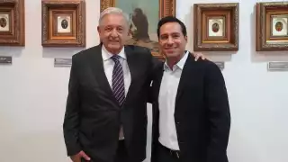 Mauricio Vila se reúne con AMLO para supervisar  proyectos clave para el desarrollo de Yucatán