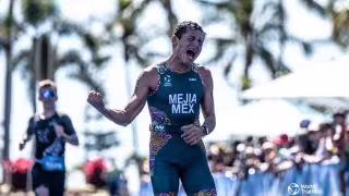 Campechano gana bronce en  Campeonato Mundial de Triatlón en Australia