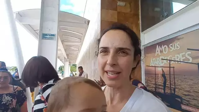 Irán Castillo dijo estar encantara de su visita por primera vez a Campeche