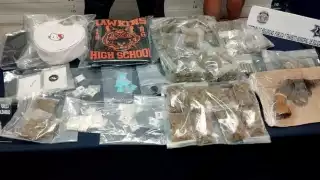 Se decomisaron narcóticos.