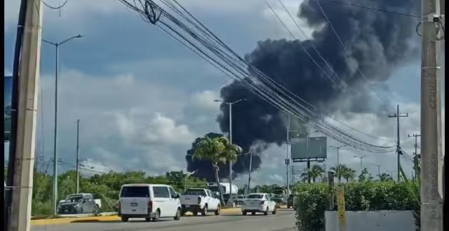 Se reporta al menos una persona con quemaduras
