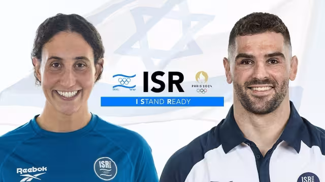 Deportistas israelíes en París