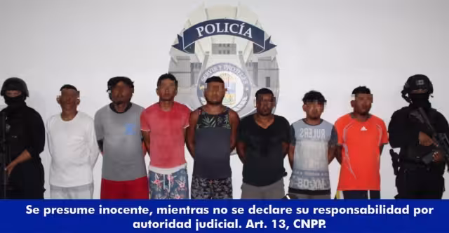 Los detenidos y lo asegurado quedaron a disposición de las autoridades correspondientes