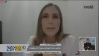 Atenea Gómez presentó sus propuestas de gobierno en un lapso de 10 minutos