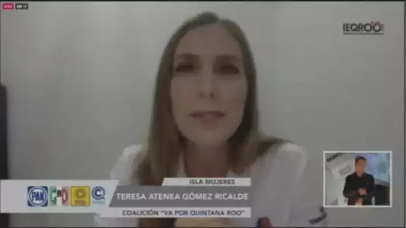 Atenea Gómez presentó sus propuestas de gobierno en un lapso de 10 minutos