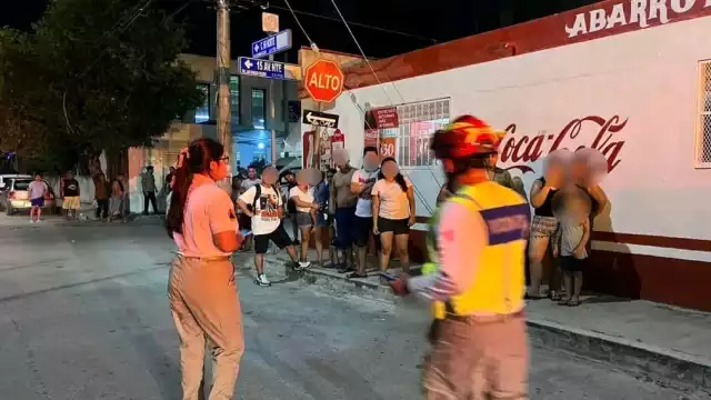 Por fortuna No hubo lesionados, pero al ocurrir en plena noche,  generó pánico sólo entre los habitantes de la cuartería