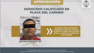 Detienen a presunto implicado en  asesinato ocurrido en un club de Playa del Carmen