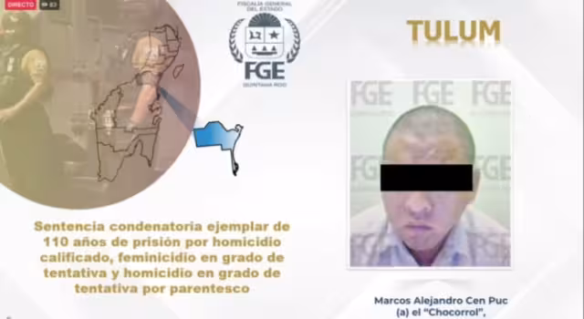 El sentenciado fue identificado como Marcos Alejandro, mientras que su cómplice sigue prófugo