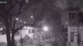 En el video policías municipales y un presunto grupo de ladrones se enfrentan a un fuego cruzado