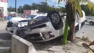 Fueron trasladadas al Hospital General las personas que resultaron con golpes
