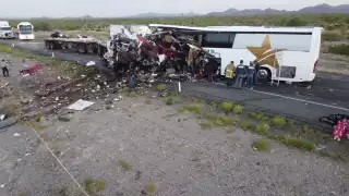 Accidente en Sonora deja un saldo de 16 personas fallecidas
