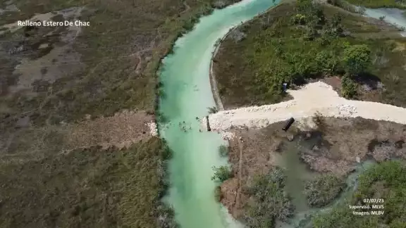 Ambientalistas denunciaron el hecho, pues afectaría también a Xul-Ha y a la Laguna Guerrero