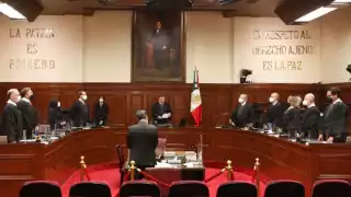 Por razones de seguridad, el ministro presidente, Arturo Zaldívar indicó que continuarán el debate mañana