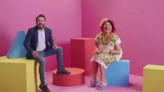 José Eduardo y Roberta Pérez Sosa comparten un comercial para una empresa nacional