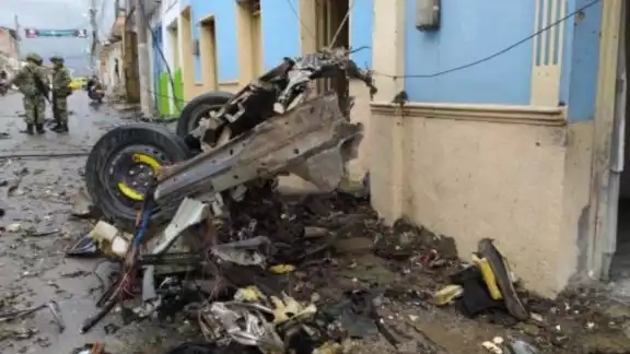 La explosión causó "afectaciones auditivas" a las víctimas que se encontraban en el lugar