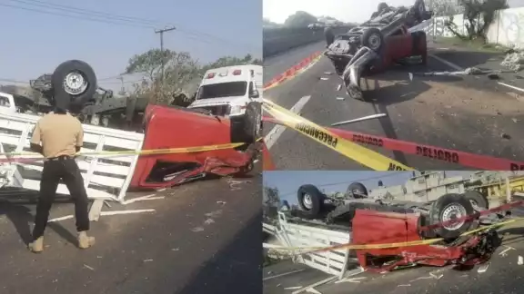 Fallecen 4 personas en accidente vial en el Circuito Exterior Mexiquense