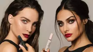 Una de las empresas se llama Tharaa Cosmetics, la cual lanzó con Renata Notni. Foto: Instagram @TharaCosmetics