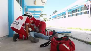 El menor fue trasladado a un hospital para su atención médica