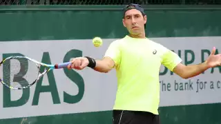 El tenista Santiago González Torre, nacido en Veracruz, perdió en el segundo set 7 a 5