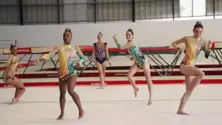 Las campechanas conocieron más sobre la gimnasia de Cuba