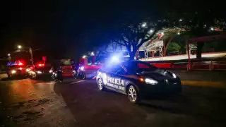 Las autoridades bajaron la tela