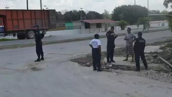 El cuerpo del hombre ejecutado en el poblado Javier Rojo Gómez fue llevado al Semefo de Chetumal