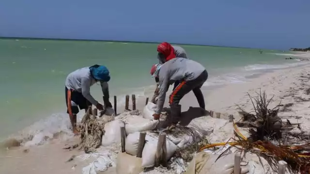 Vecinos de Chelem Puerto exigen que se retire el muelle de concreto construido por un residente foráneo