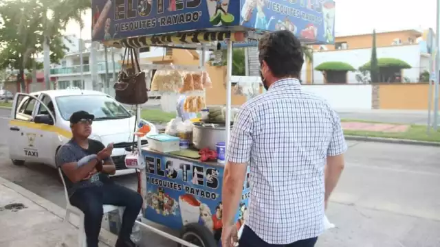 Verifican que comerciantes ambulantes cumplan las medidas sanitarias