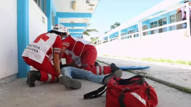 El menor fue trasladado a un hospital para su atención médica