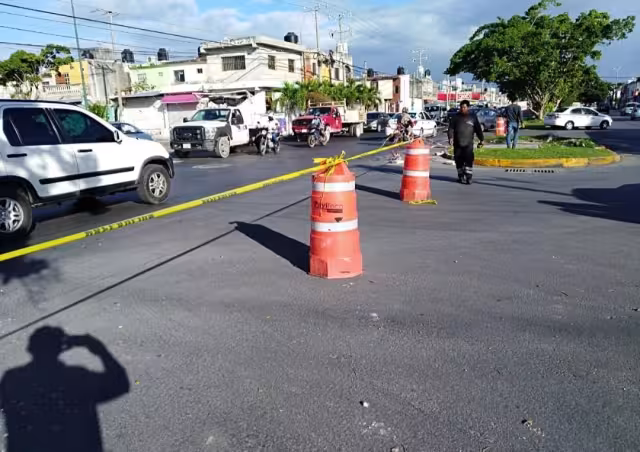 La avenida permanecerá cerrada de manera parcial a la circulación de vehículos en Cancún