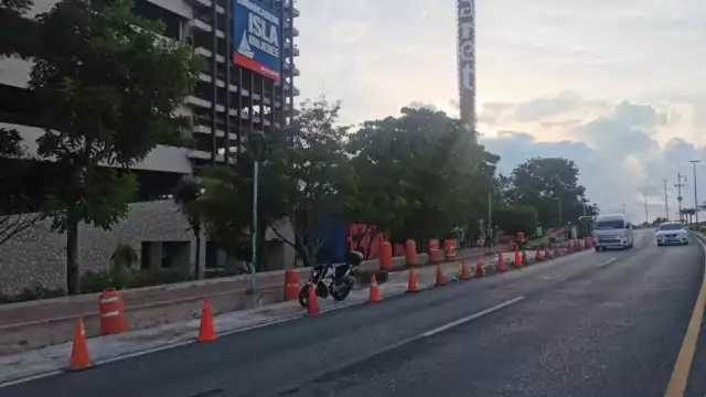 El cierre del carril del Kilómetro 4 en la Zona Hotelera de Cancún se mantendrá por tiempo indefinido