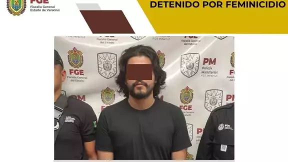 Maron "N" fue detenido al ser acusado por feminicidio. Foto: FGE Maron "N" fue detenido al ser acusado por feminicidio. Foto: FGE