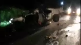 Los heridos fueron trasladados al Hospital General Jesús Kumate Rodríguez para su valoración médica