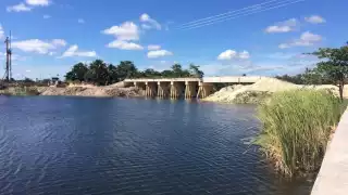 Por las obras realizadas, el puente del ferrocarril de Candelaria está a punto de desaparecer