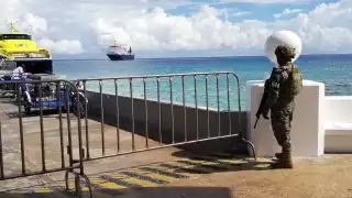 Corporaciones de los tres órdenes de Gobierno vigilarán los muelles y el Aeropuerto Internacional de Cozumel para evitar su introducción a la ínsula