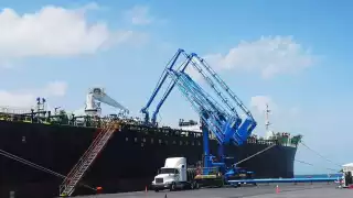 La última vez que llegó balasto al Puerto de Progreso fue el 15 de septiembre, en la embarcación 'Fariwind Legion'