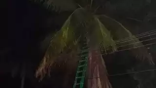 Tormenta casi provoca un incendio en la colonia Salsipuedes, en Escárcega