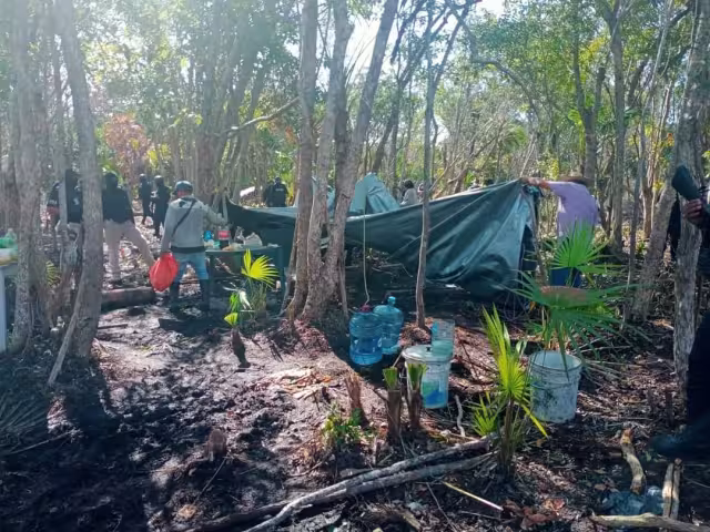 El predio fue desalojado por la policía estatal