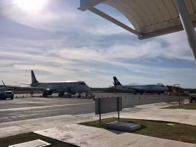 El aeropuerto de Ciudad del Carmen se encuentra en segundo lugar, y el de Campeche en quinto