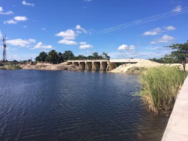 Por las obras realizadas, el puente del ferrocarril de Candelaria está a punto de desaparecer