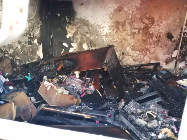 Siniestro deja daños materiales