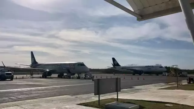 El aeropuerto de Ciudad del Carmen se encuentra en segundo lugar, y el de Campeche en quinto
