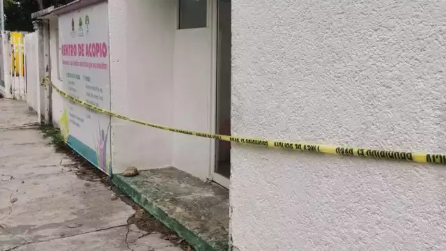 Las autoridades acordonaron el área para comenzar con las investigaciones del hecho delictivo