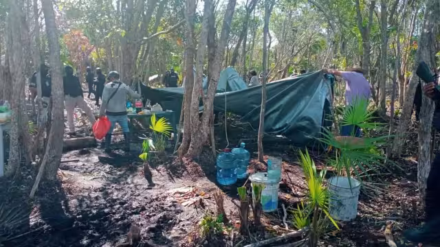 El predio fue desalojado por la policía estatal