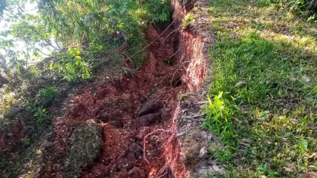 El levantamiento técnico de la parte afectada y se giraron oficios a Comisión Nacional del Agua y Secretaria de Protección Civil