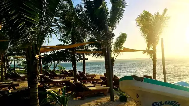 Así lucieron las playa de Mahahual este sábado 2 de enero de 2021