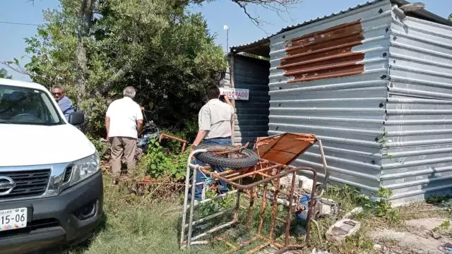 Clausuran una zona devastada por los paracaidistas, que intentaban construir viviendas en un manglar de Sisal