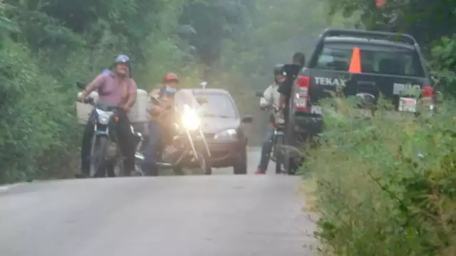 Automovilistas temían atravesar la vía, debido a que el animal podría tratar de embestirlos; el propietario de la bestia lo retiró