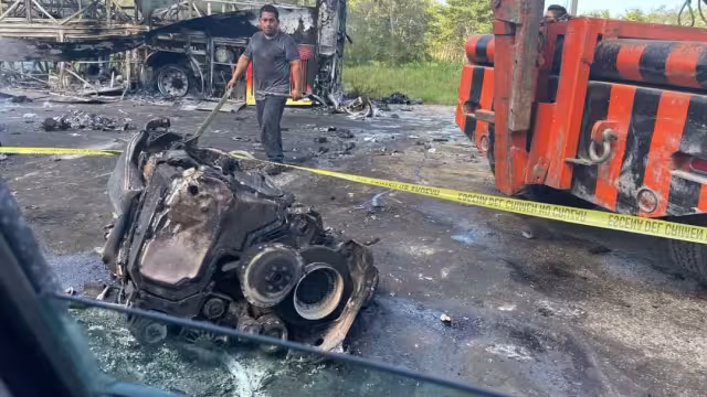 La entrega de los cuerpos podría tardar hasta tres meses debido al estado en que quedaron los restos