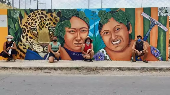 La artivista ha plasmado su arte en Perú, Colombia y Reino Unido La artivista ha plasmado su arte en Perú, Colombia y Reino Unido